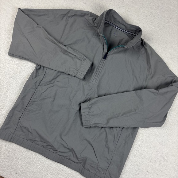Southern Tide Other - SOUTHERN TIDE Mens 'Shoreline Performance Pullover' XL Gray 1/2 Zip Nylon Jacket